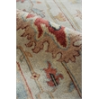 Antique Weave Serapi Hand-Knotted Wool Ivory/Light Blue 8'x10' Area Rug
