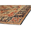 Antique Weave Serapi Hand-Knotted Wool Rust/Navy/Gold 10'x14' Area Rug