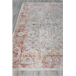 Antique Loom Power Loom Polyester Blue/Rust 2'x3' Area Rug