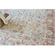 Antique Loom Power Loom Polyester Blue/Rust 2'x3' Area Rug