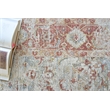 Antique Loom Power Loom Polyester Blue/Rust 2'x3' Area Rug