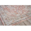 Antique Loom Power Loom Polyester Rust/Black 2'x3' Area Rug