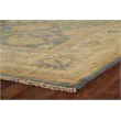 Antique Weave Oushak Hand-Knotted New Zealand Wool Cobalt/Ivory 8'x10' Area Rug