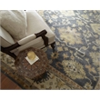 Antique Weave Oushak Hand-Knotted New Zealand Wool Cobalt/Ivory 8'x10' Area Rug