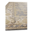 Antique Weave Oushak Hand-Knotted New Zealand Wool Ivory/Cobalt 10'x14' Area Rug