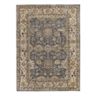 Antique Weave Oushak Hand-Knotted New Zealand Wool Ivory/Cobalt 10'x14' Area Rug