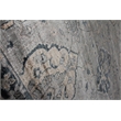 Antique Weave Bamboo Hand-Knotted Bamboo Silk Gray/Denim 12'x15' Area Rug
