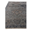 Antique Weave Bamboo Hand-Knotted Bamboo Silk Gray/Denim 12'x15' Area Rug