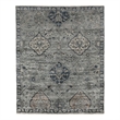 Antique Weave Bamboo Hand-Knotted Bamboo Silk Gray/Denim 12'x15' Area Rug
