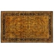 Antique Weave Mohajeran Hand-Knotted Wool Gold/Black 3'x20'6