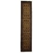 Antique Weave Mohajeran Hand-Knotted Wool Gold/Black 3'x20'6
