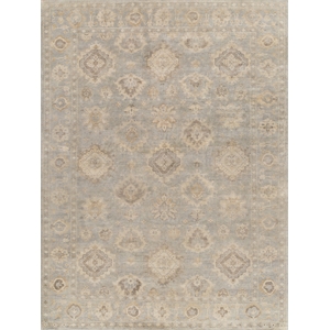 Antique Weave Oushak Hand-Knotted New Zealand Wool Light Blue 14'x18' Area Rug