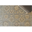 Antique Weave Oushak Hand-Knotted New Zealand Wool Light Blue 9'x12' Area Rug