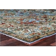 Antique Weave Serapi Hand-Knotted Wool Light Blue/Ivory 9'x12' Area Rug