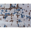 Antolini Handloomed Bamboo Silk Ivory/Blue 8'x10' Area Rug