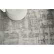 Antolini Handloomed Bamboo Silk Gray 6'x9' Area Rug