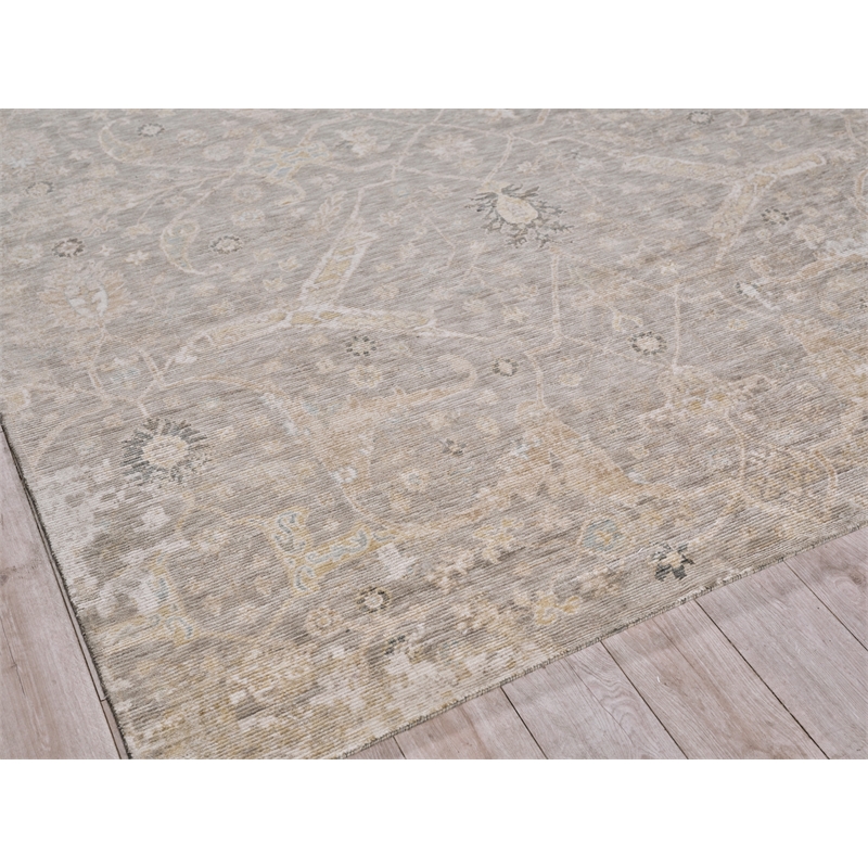 Artisan Power Loom Wool/Nylon Camel 8'x10' Area Rug