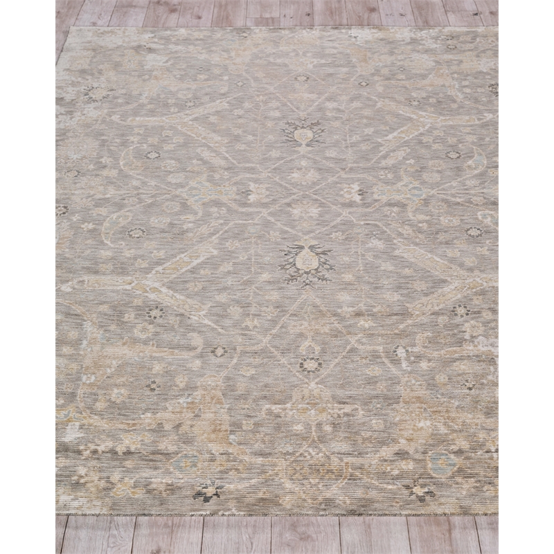 Artisan Power Loom Wool/Nylon Camel 8'x10' Area Rug