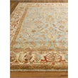Antique Weave Serapi Hand-Knotted Wool Light Blue/Ivory 6'x9' Area Rug