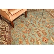 Antique Weave Serapi Hand-Knotted Wool Light Blue/Ivory 6'x9' Area Rug