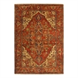 Antique Weave Serapi Hand-Knotted New Zealand Wool Rust/Ivory 14'x18' Area Rug