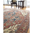 Antique Weave Serapi Hand-Knotted New Zealand Wool Rust/Ivory 6'x9' Area Rug