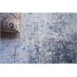 Aspirations Power Loom Polyester/Acrylic Gray/Blue 9'x12' Area Rug