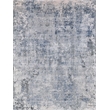 Aspirations Power Loom Polyester/Acrylic Gray/Blue 9'x12' Area Rug