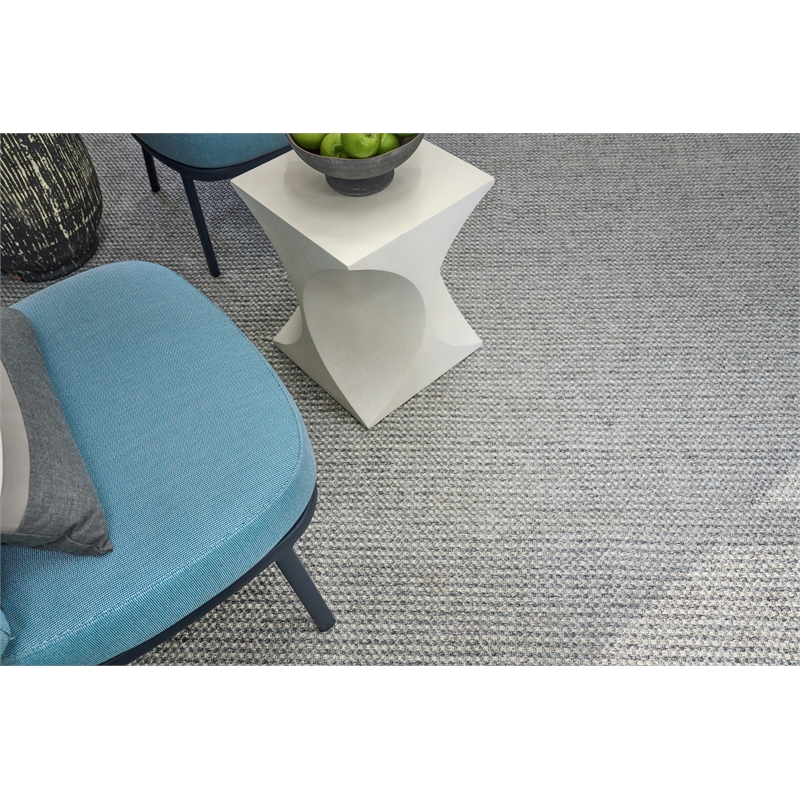Bali Flatweave Pet Silver/Gray 10'x14' Area Rug