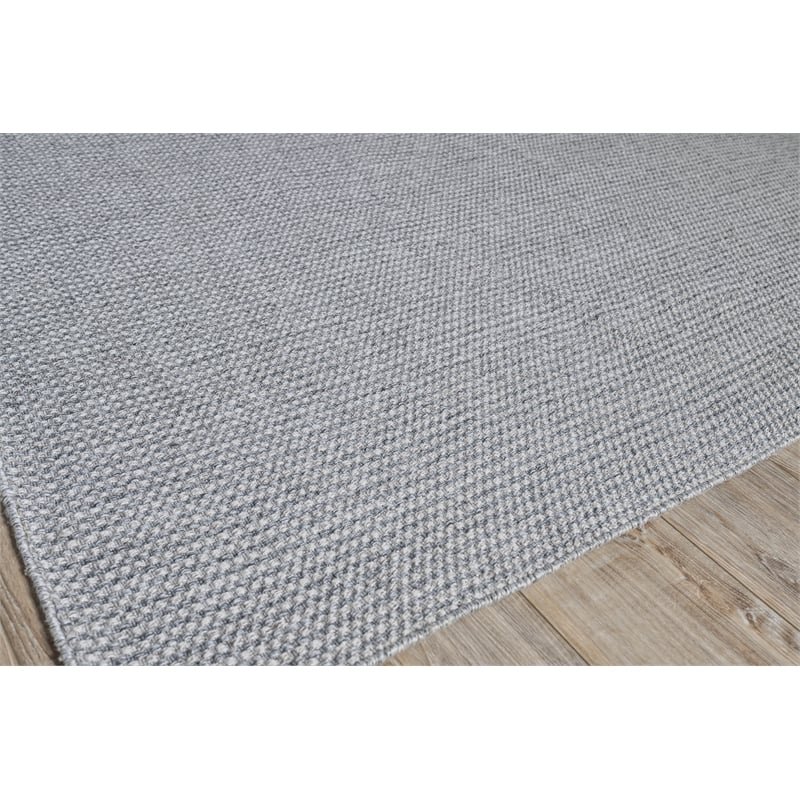 Bali Flatweave Pet Silver/Gray 12'x15' Area Rug