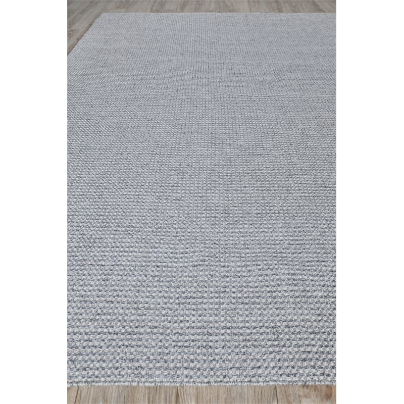 Bali Flatweave Pet Silver/Gray 12'x15' Area Rug