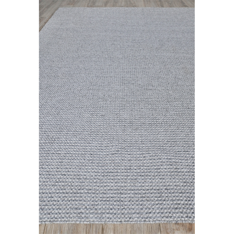 Bali Flatweave Pet Silver/Gray 2'x3' Area Rug
