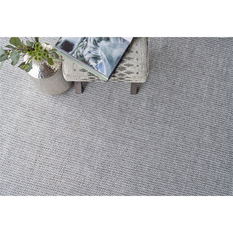 Bali Flatweave Pet Silver/Gray 2'x3' Area Rug