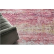 Antolini Handloomed Bamboo Silk Red/Gray 12'x15' Area Rug