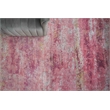 Antolini Handloomed Bamboo Silk Red/Gray 9'x12' Area Rug