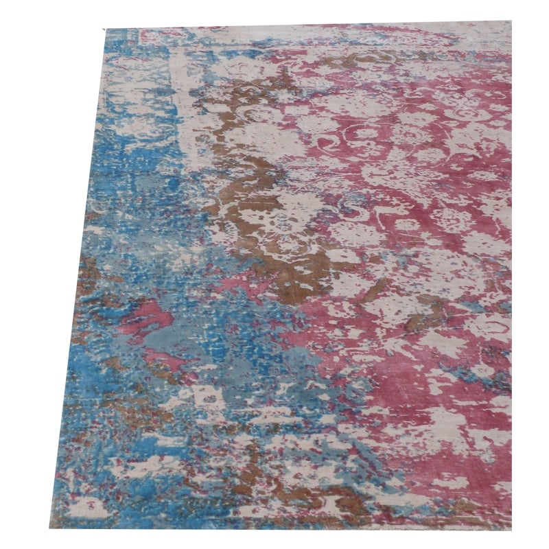 Antolini Handloomed Bamboo Silk Beige 8'x10' Area Rug
