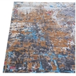 Antolini Handloomed Bamboo Silk Gray 8'x10' Area Rug