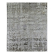 Antolini Handloomed Bamboo Silk Silver/Multi 8'x10' Area Rug