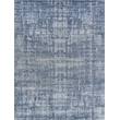 Antolini Handloomed Bamboo Silk Blue/Ivory/Gray 10'x14' Area Rug