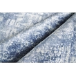 Antolini Handloomed Bamboo Silk Blue/Ivory/Gray 6'x9' Area Rug