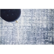 Antolini Handloomed Bamboo Silk Blue/Ivory/Gray 9'x12' Area Rug