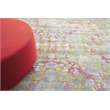 Antolini Handloomed Bamboo Silk Gray/Rust/Gold 10'x14' Area Rug