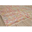 Antolini Handloomed Bamboo Silk Gray/Rust/Gold 9'x12' Area Rug