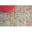Antolini Handloomed Bamboo Silk Gray/Rust/Gold 9'x12' Area Rug