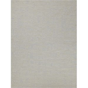 Aspen Hand-Tufted New Zealand Wool Silver/Ivory 8'x10' Area Rug
