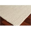 Arlow Flatweave Polyester/Cotton Ivory 15'x16' Area Rug