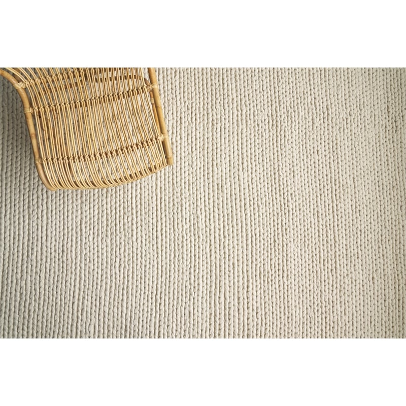 Arlow Flatweave Polyester/Cotton Ivory 15'x16' Area Rug