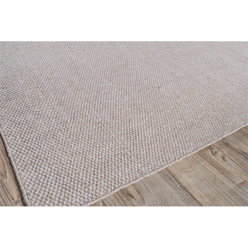 Bali Flatweave Pet Beige 10'x14' Area Rug