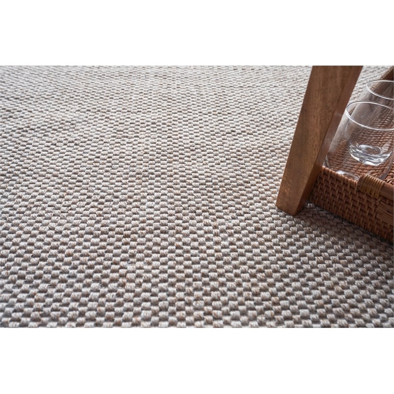 Bali Flatweave Pet Beige 5'x8' Area Rug