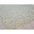 Artisan Power Loom Wool/Nylon Light Blue 4'x6' Area Rug